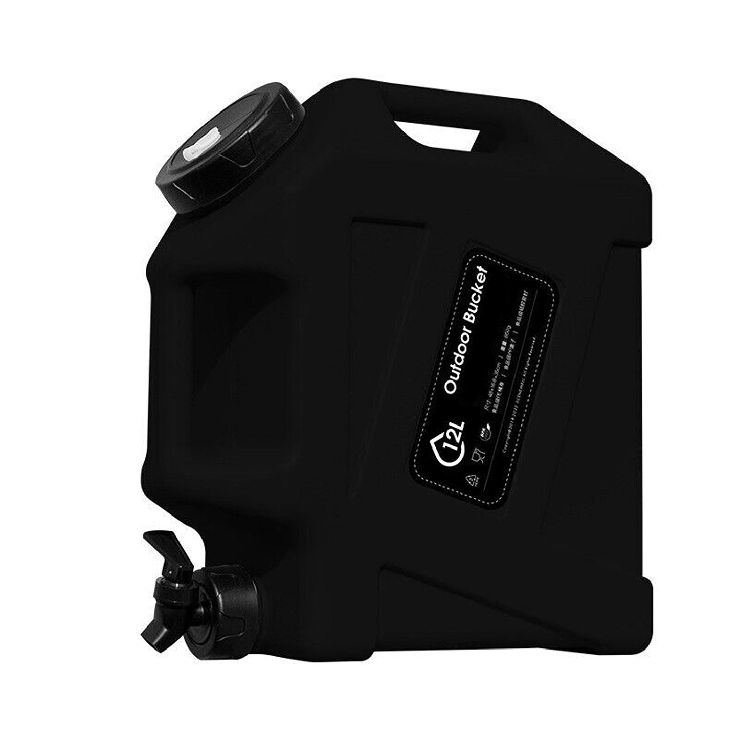 Portable Outdoor Camping Water Container with Tap 12L