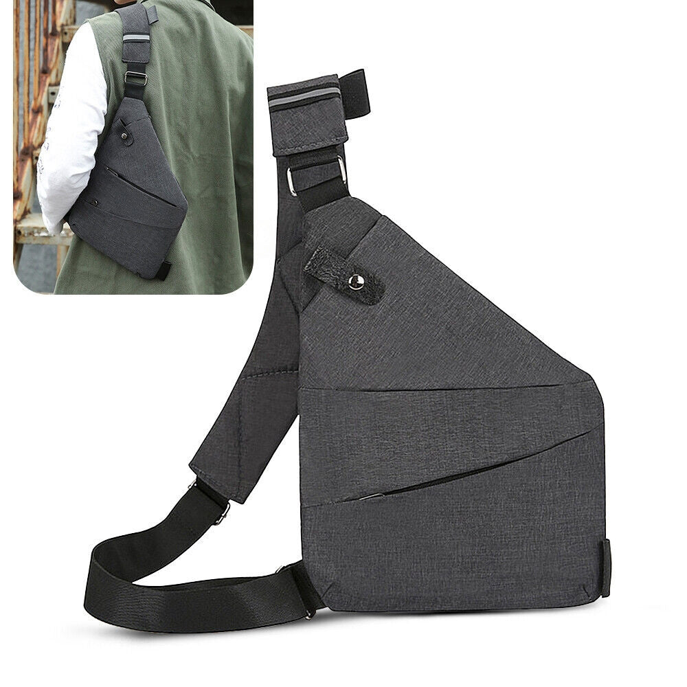 Portable Waterproof Shoulder Bag with Anti-Theft Pocket Personal Travel Chest Bag
