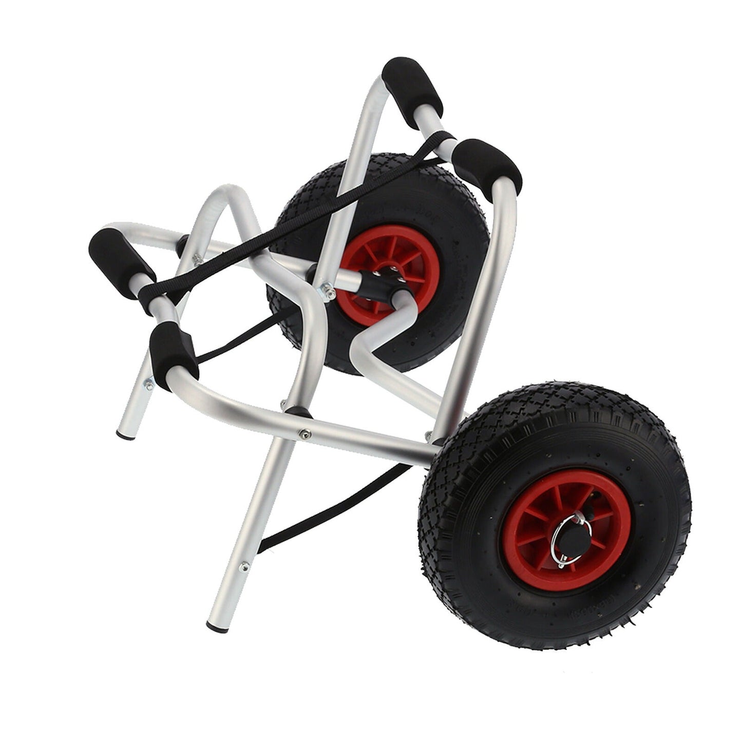 Aluminium Kayak Cart with Foldable Wheel Design Canoe Trolley With Strap
