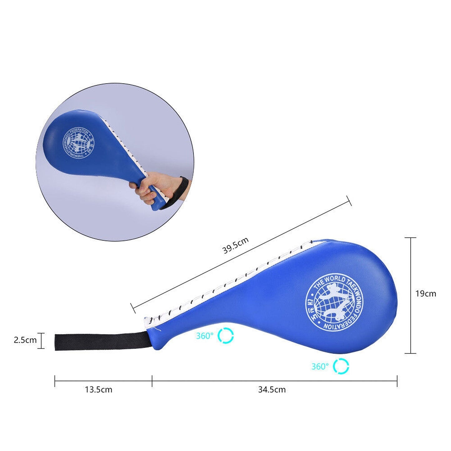 Kickboxing Training Pad Double Kick Taekwondo Design