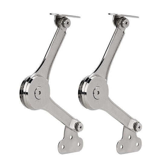 2pcs Soft Close Lid Support Hinge for Wardrobe and Flap Doors