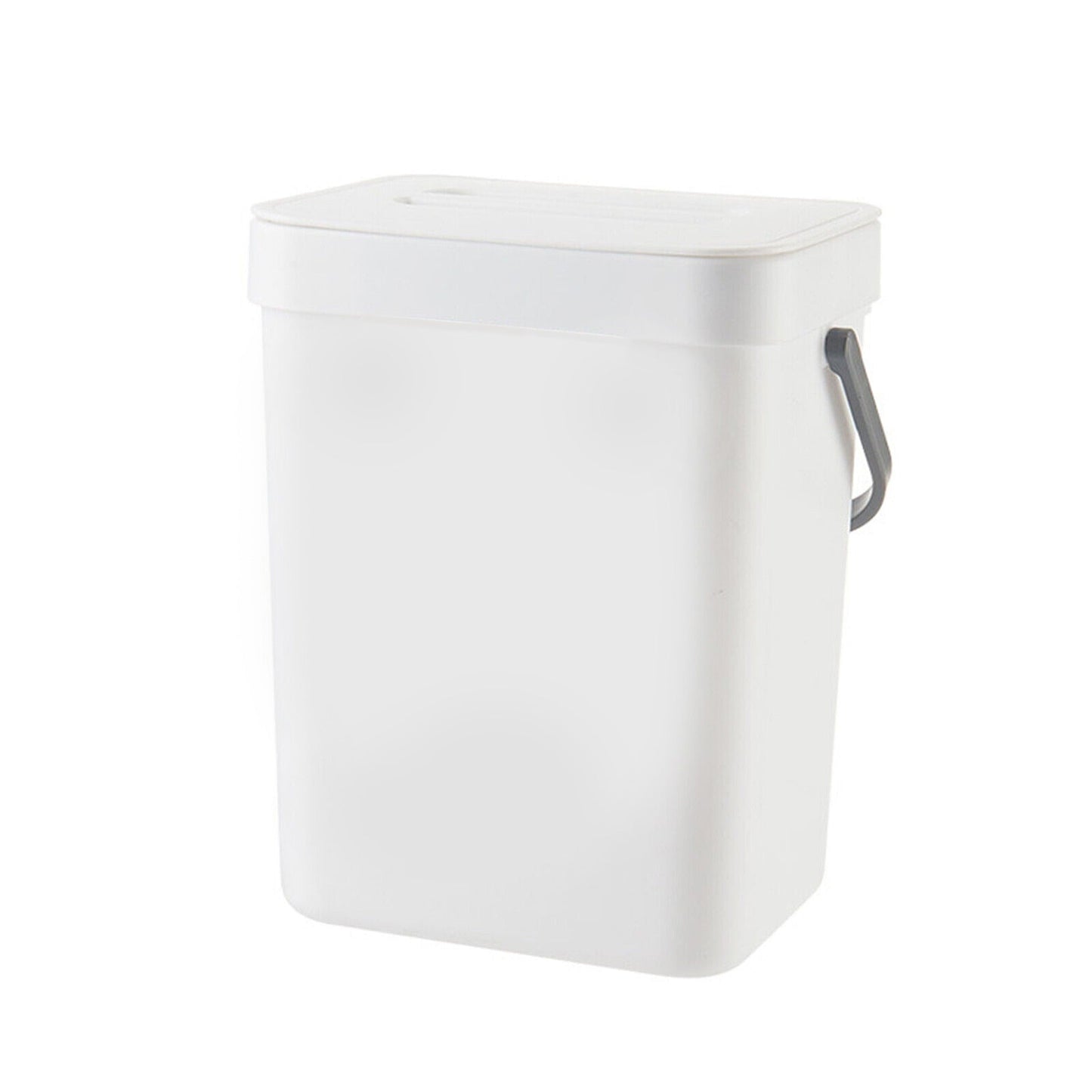 Wall Mounted Cupboard Door Trash Can with Push Top Lid