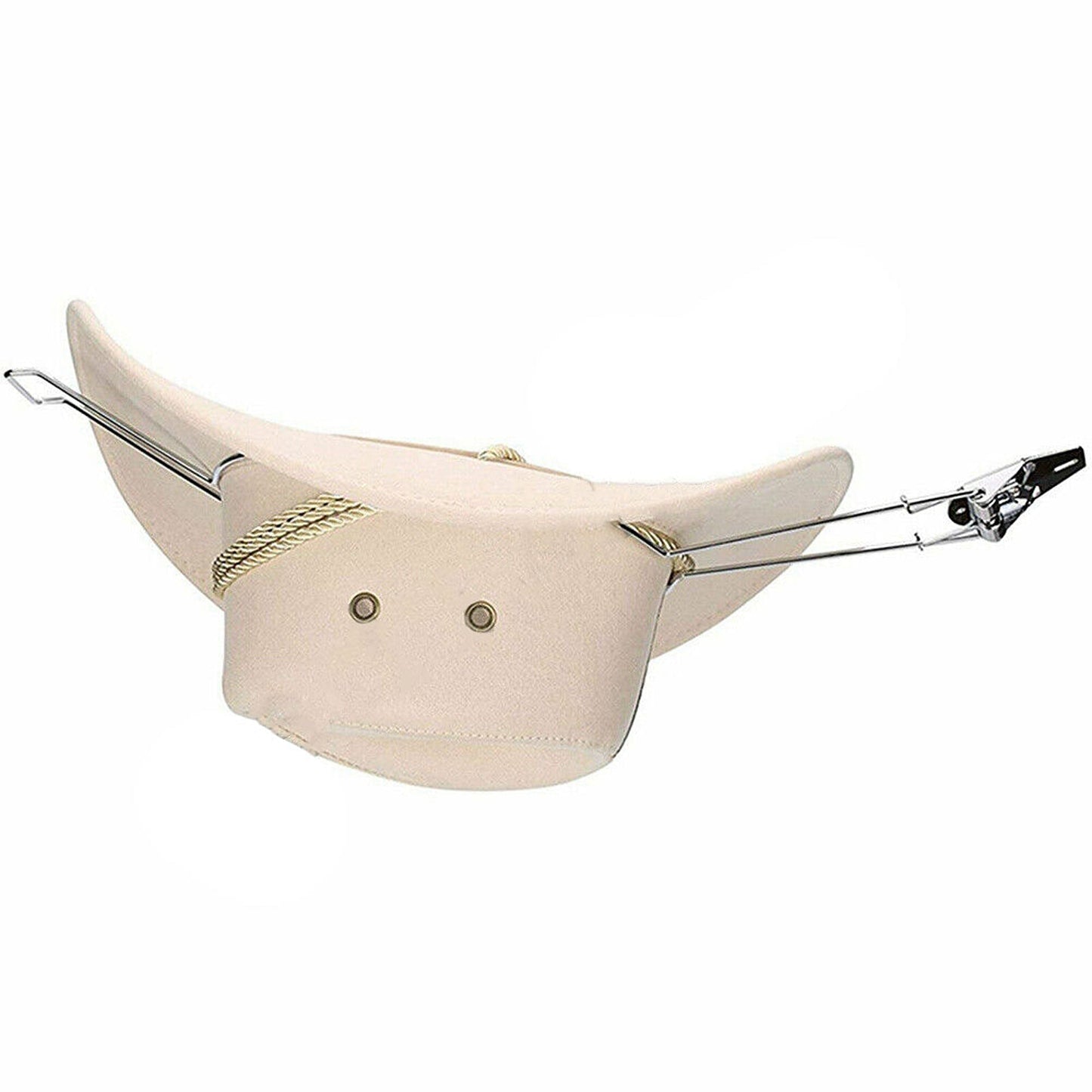 Car and Equestrian Helmet Holder with Spring Load Cover