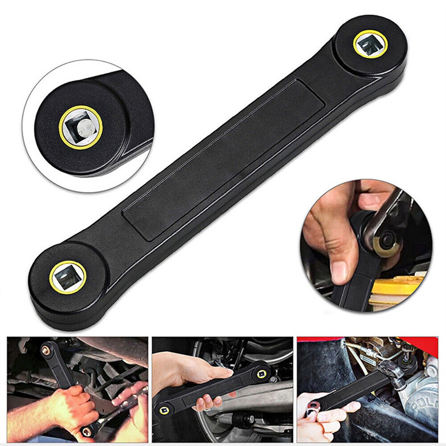 Universal Impact Driver Extension Socket with Ratchet Wrench Adapter