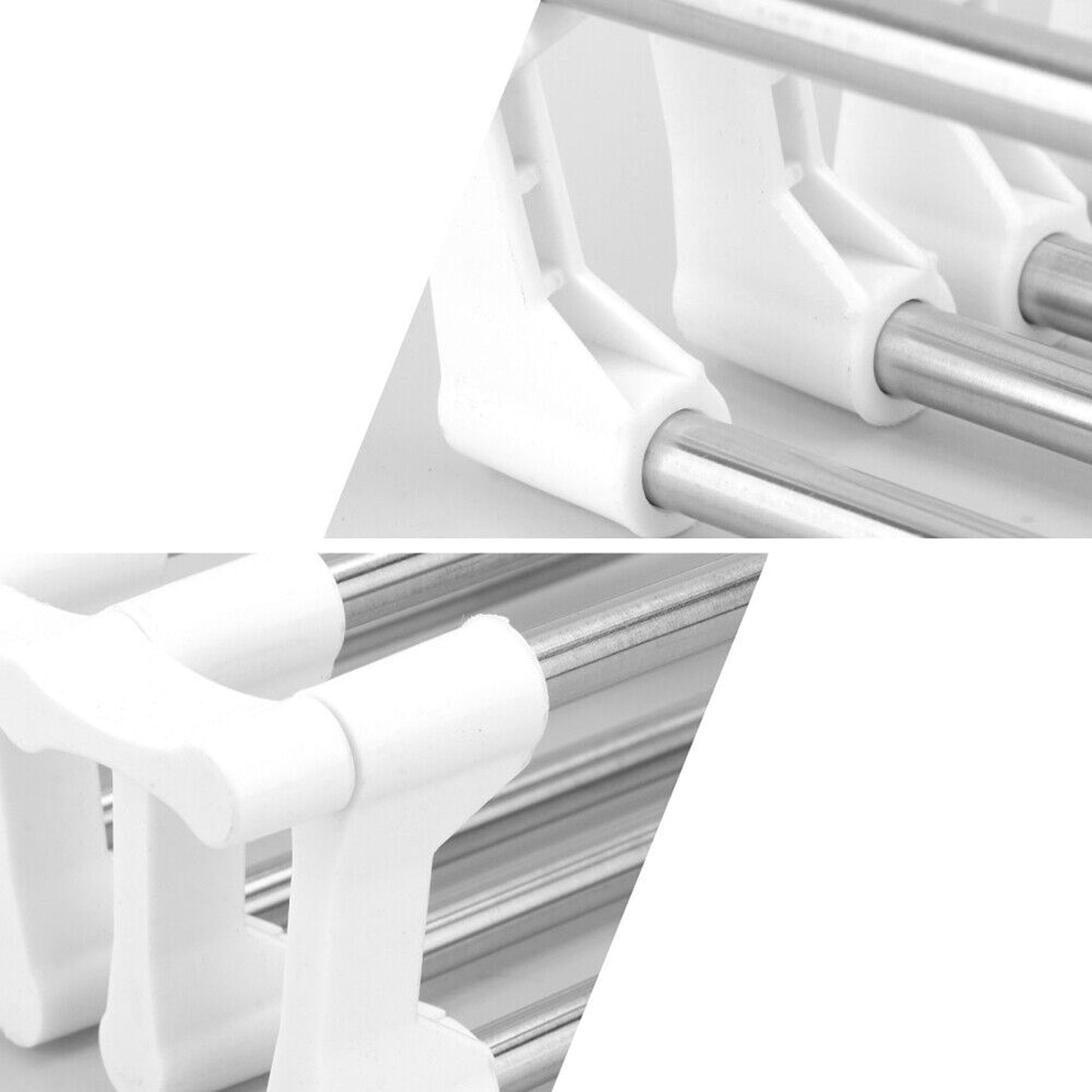 4pcs Stainless-Steel Multi-functional Pants Rack Magic Wardrobe Hanger
