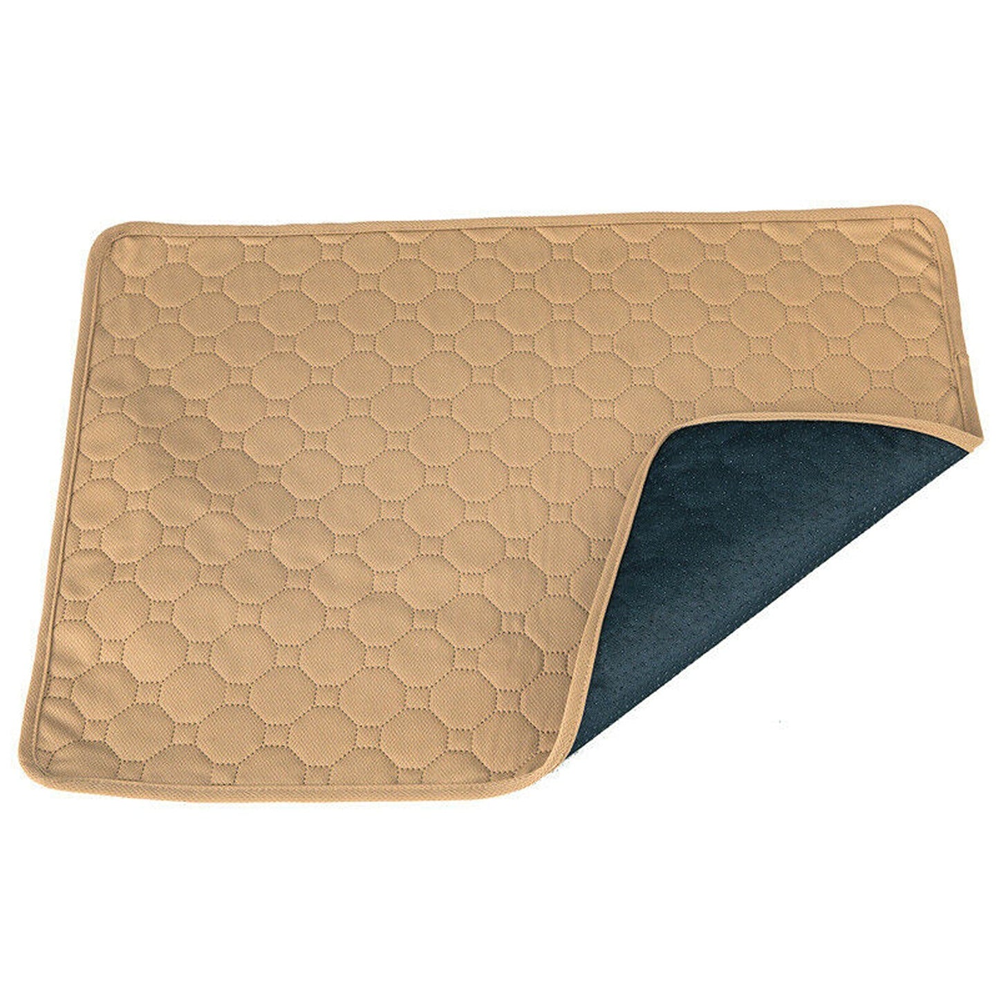 Khaki Dog Training Pee Pads Washable Absorbent Mat Cushion 2 Pack