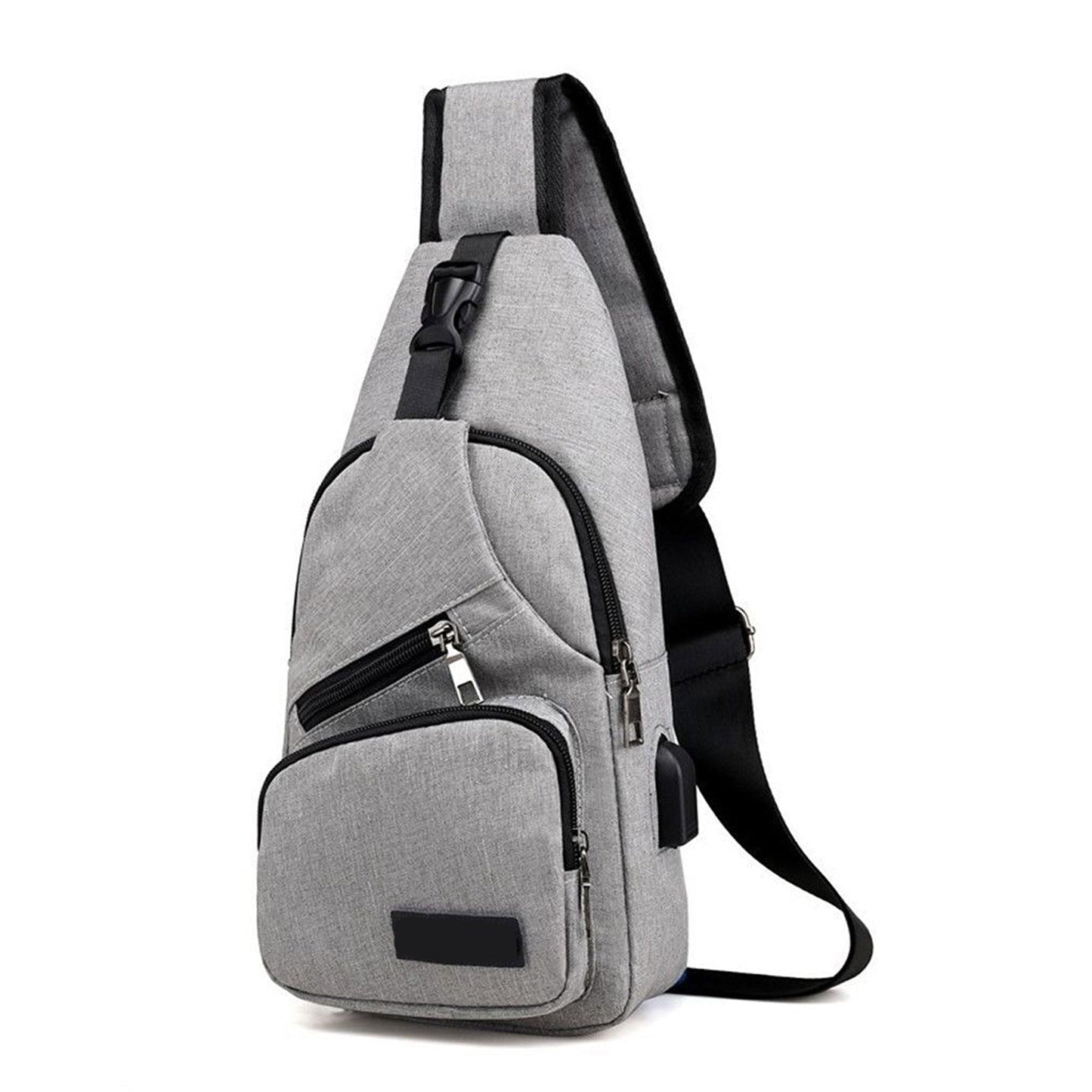 Men Crossbody Sling Chest Bag with Shoulder Strap