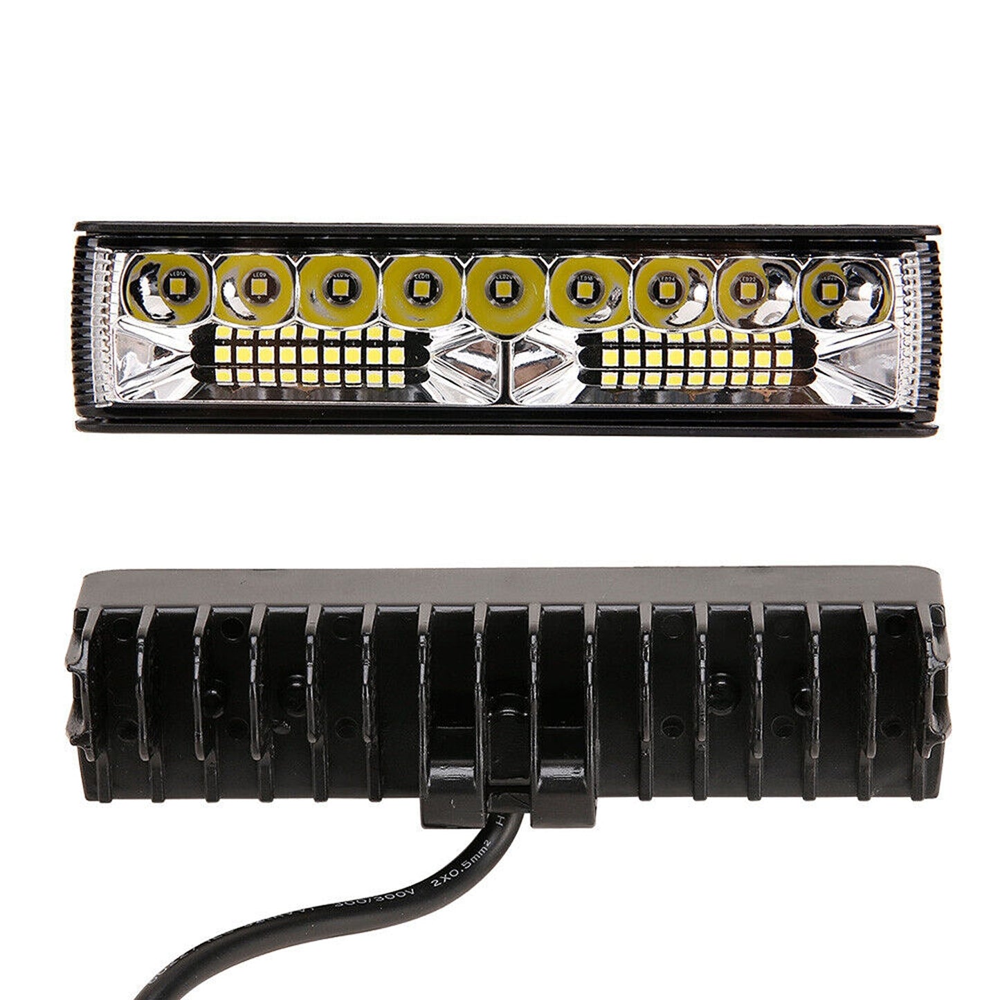 2pcs LED Light Bar Pods with Flood and Spot Beam for Offroad 4WD SUVs