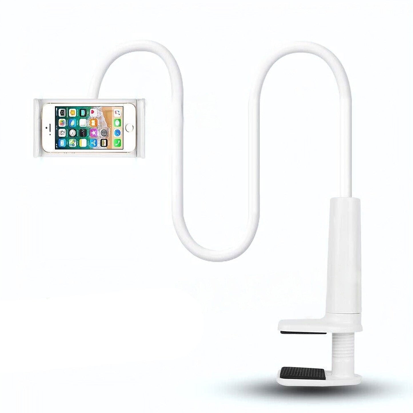 360-Degree Rotating Bed Desk Mount Stand Holder for Tablets and Phones
