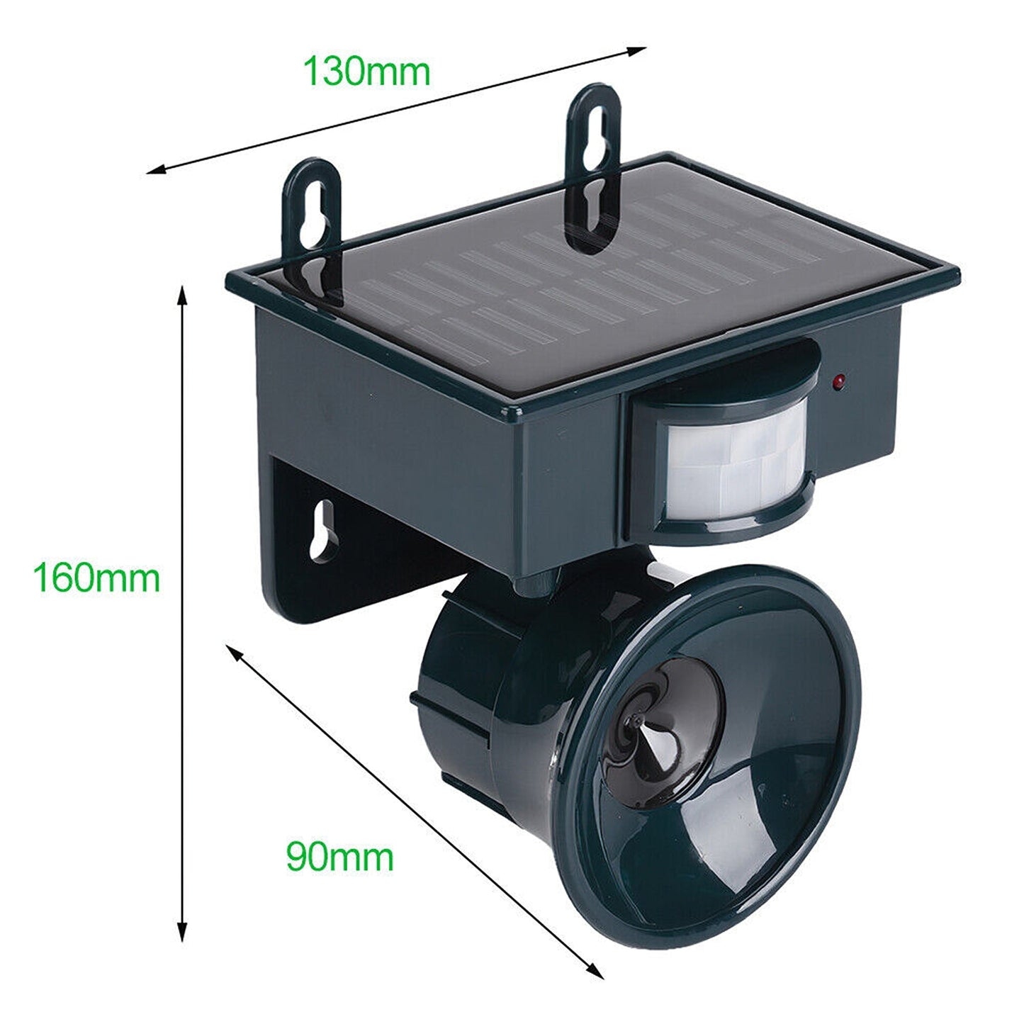 Solar Ultrasonic Bird Repeller Motion Sensor Pest Control for Bats and Birds