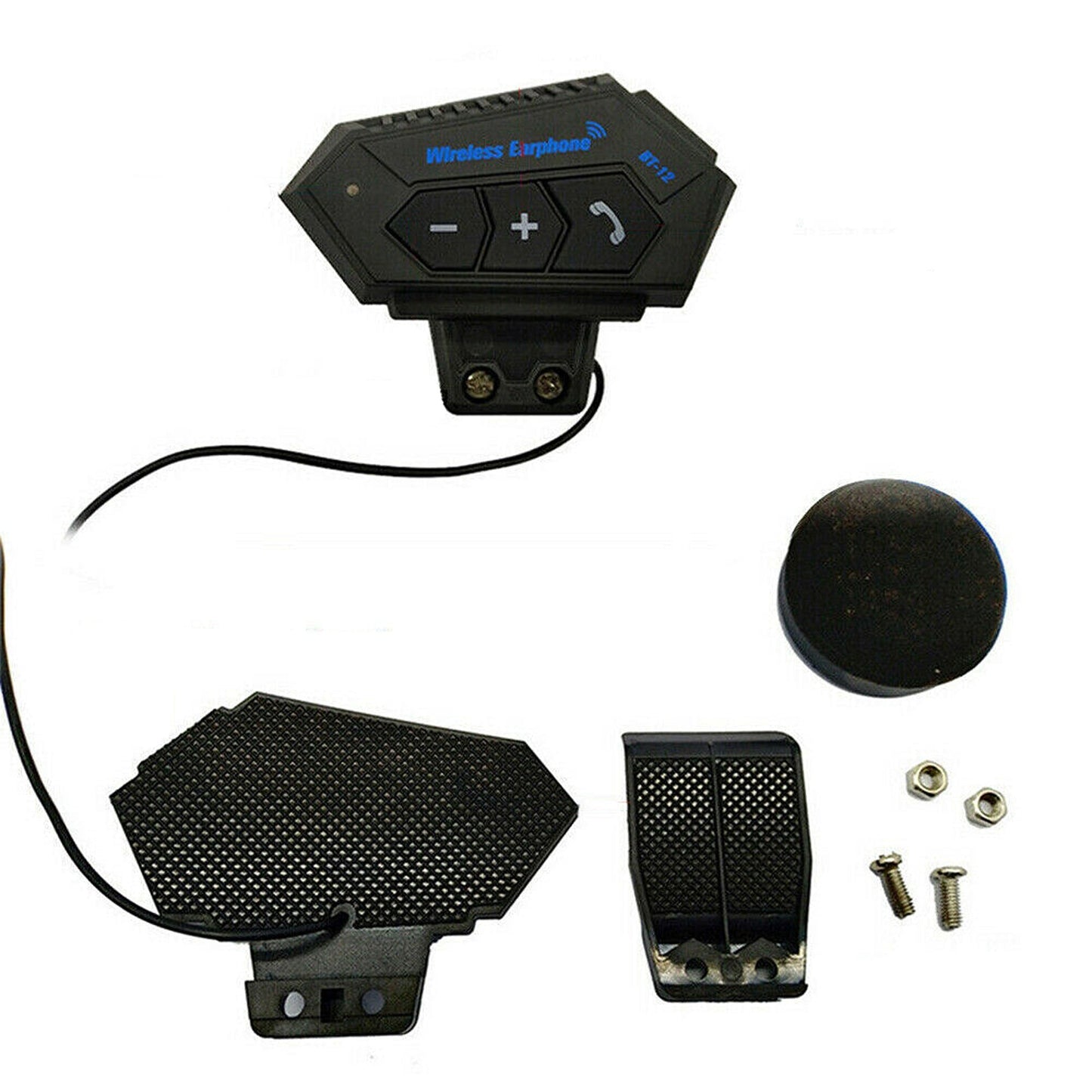 Motorcycle Helmet Bluetooth Intercom Headset BT-12 Wireless Headphone