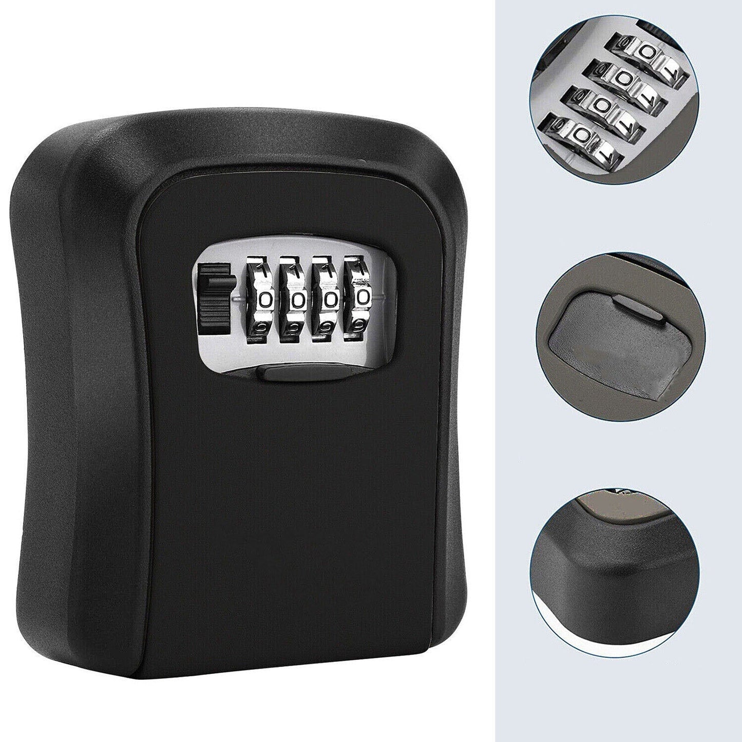 Outdoor Home Security Wall Mounted Key Safe with Combination Lock