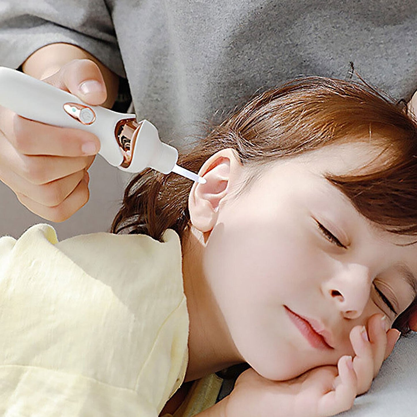 Vacuum Ear Wax Removal Tool with LED Light Ear Cleaner Scoop