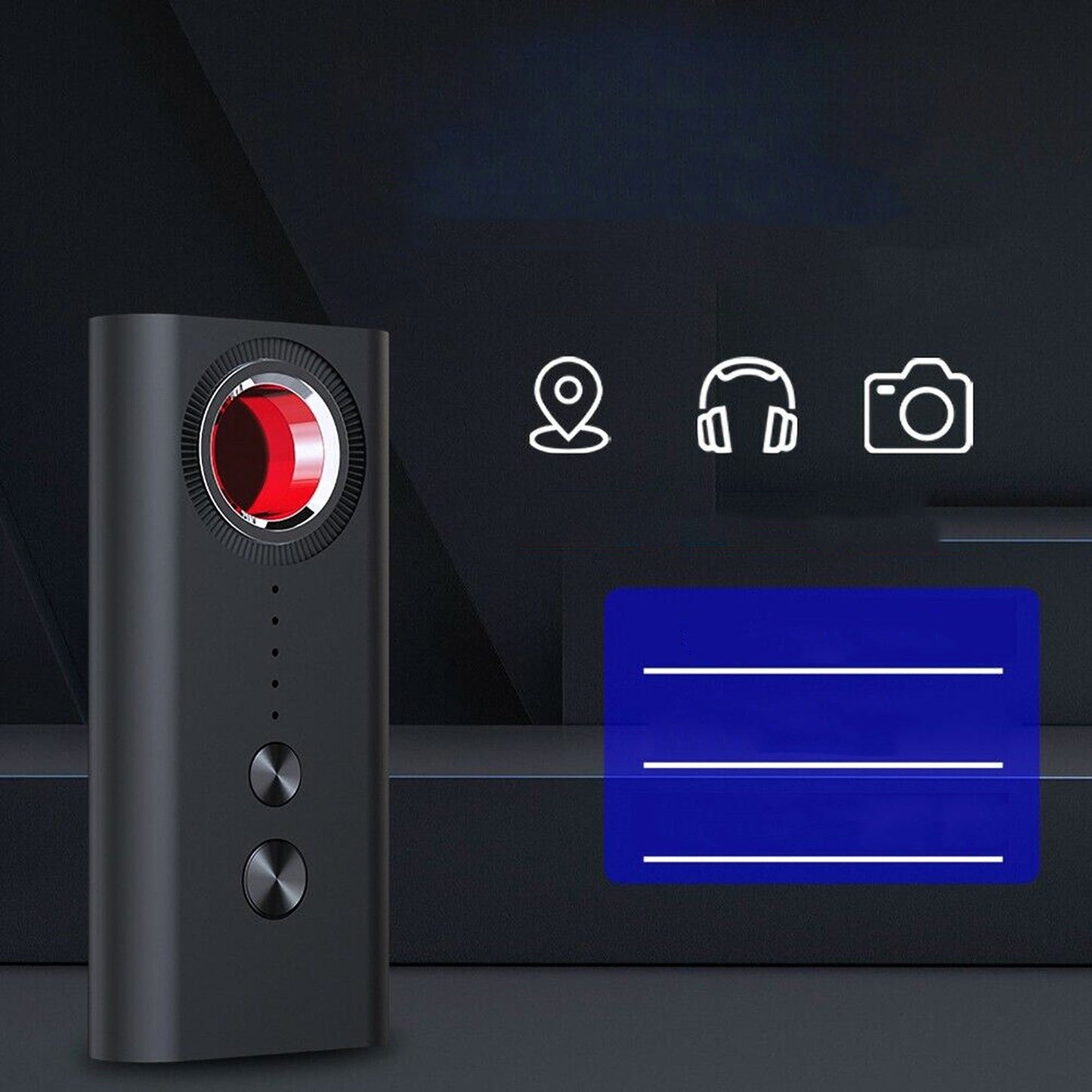 Anti-Spy Signal Detector Hidden Camera and GPS Tracker Detection Device