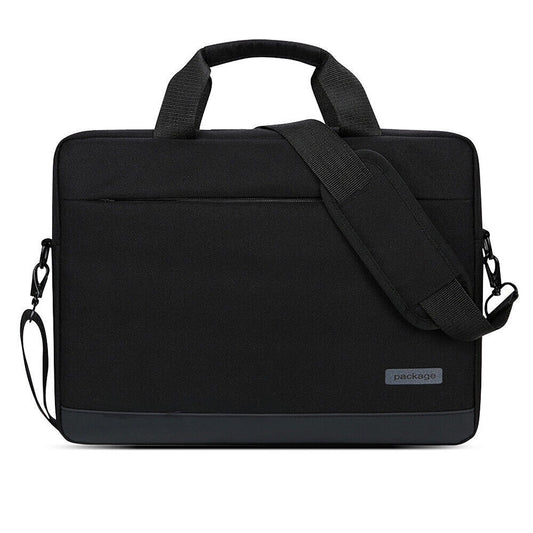 Black Laptop Shoulder Bag Sleeve for Macbook Lenovo HP Briefcase Case