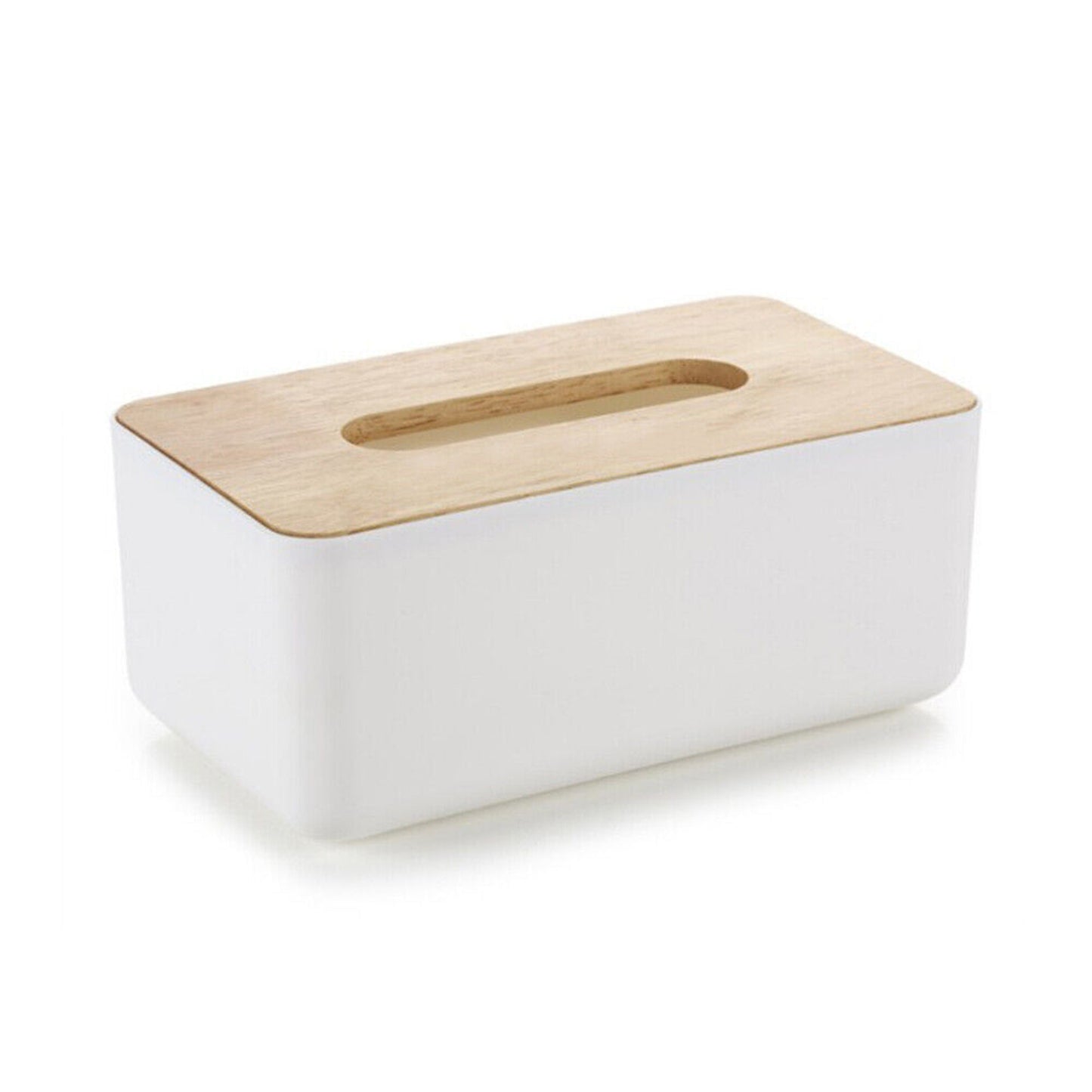 Elegant Wooden Tissue Box Cover Paper Napkin Storage