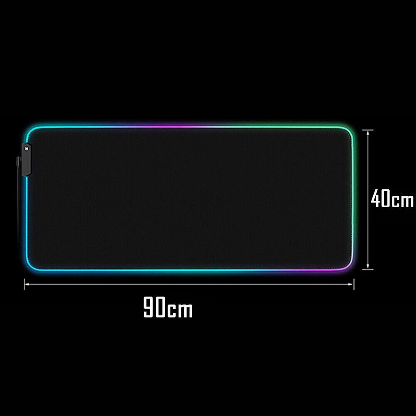 Extended Ultra Thick LED Gaming Mouse Pad Waterproof Rubber Anti-Slip Mat