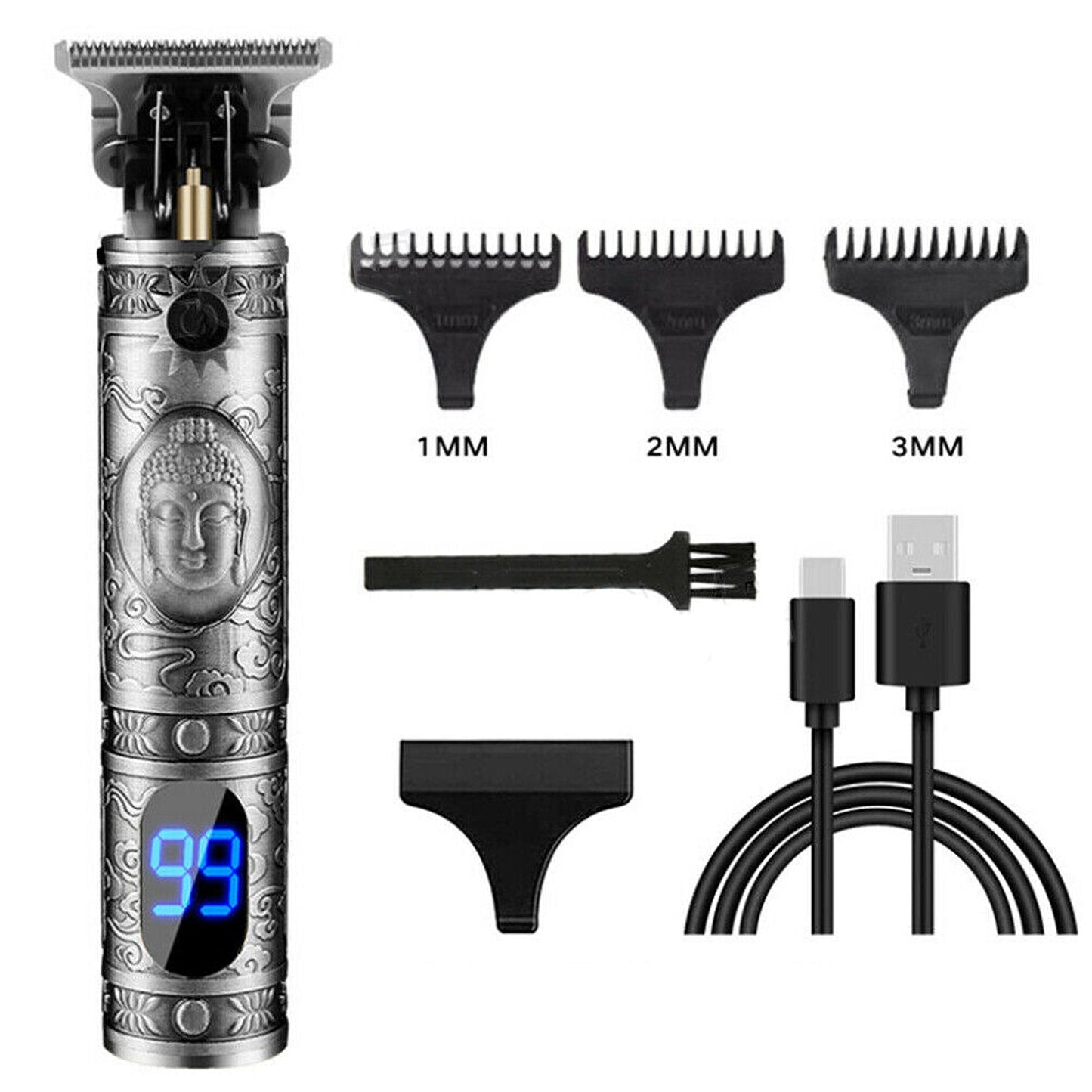 Cordless Hair Clippers Trimmer Electric Beard Shaver Men