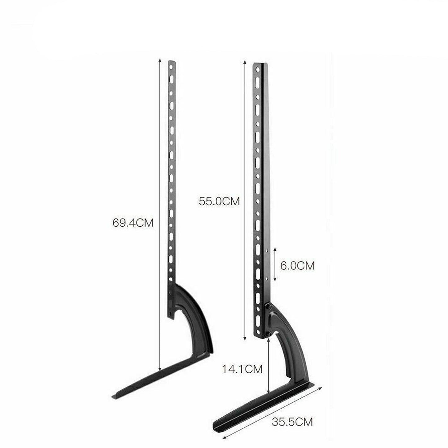Universal Stand Legs Pedestal Bracket Mount Base For 14 To 75in TV Screen