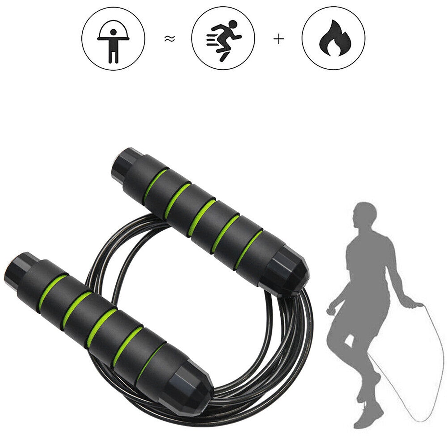 Jump Rope with Adjustable Length for Fitness and Boxing