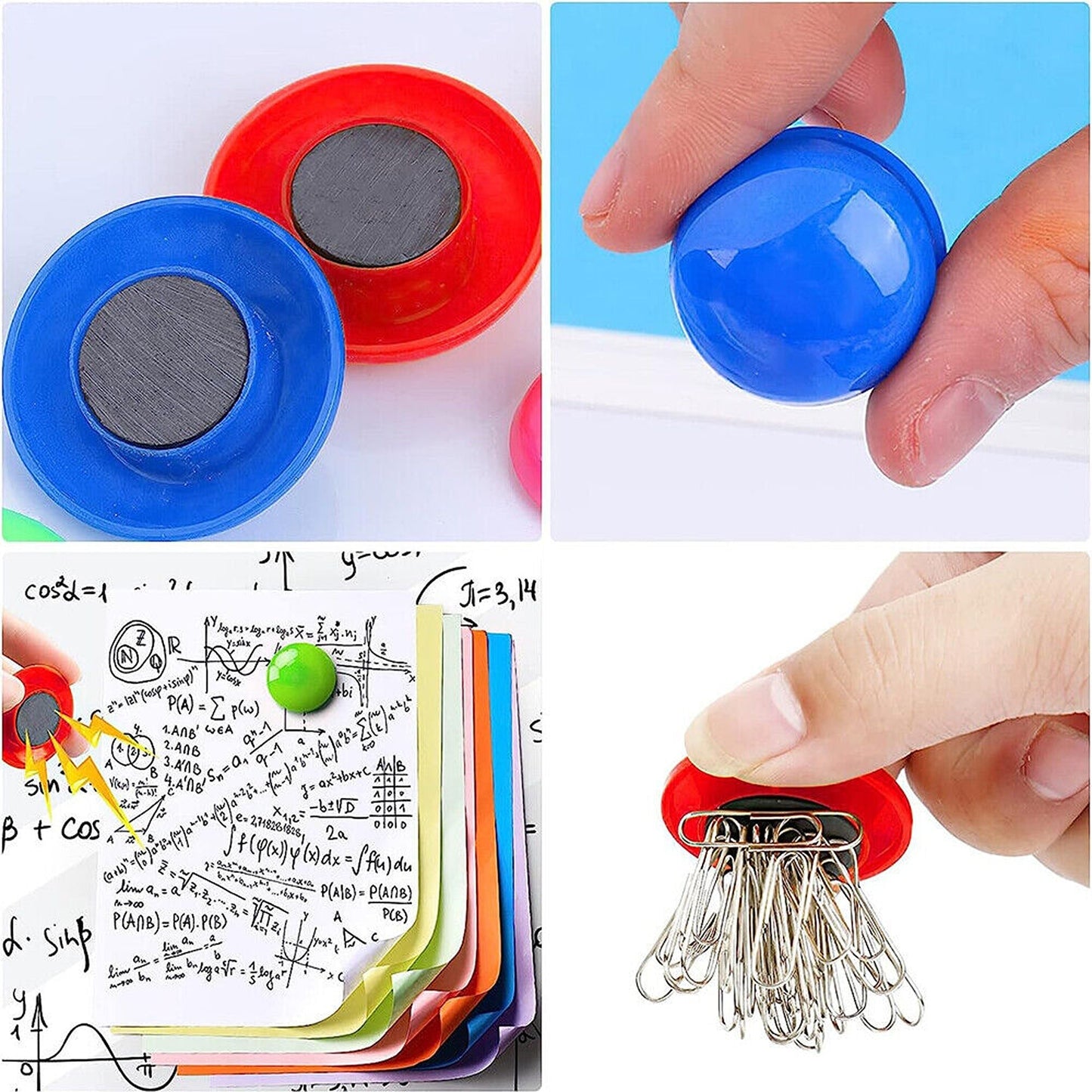 Magnetic Whiteboard for Fridge A3 Size Includes Markers and Eraser
