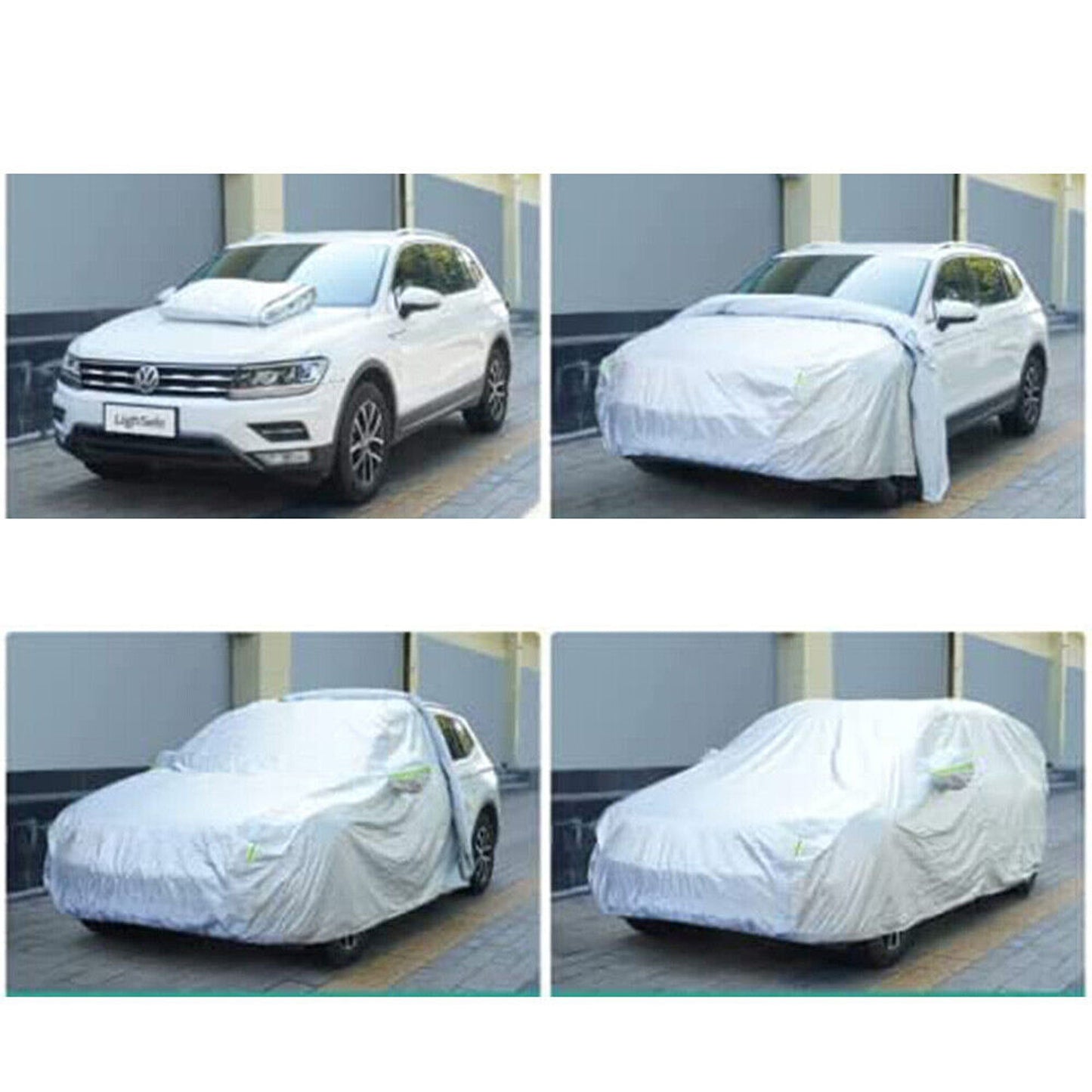 Premium 6-Layer Sedan Car Cover Waterproof UV and Hail Resistant