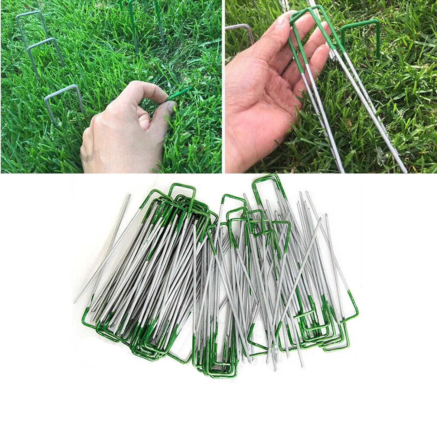 Synthetic Lawn Pegs U Pegs for Artificial Turf and Weed Mat Installation