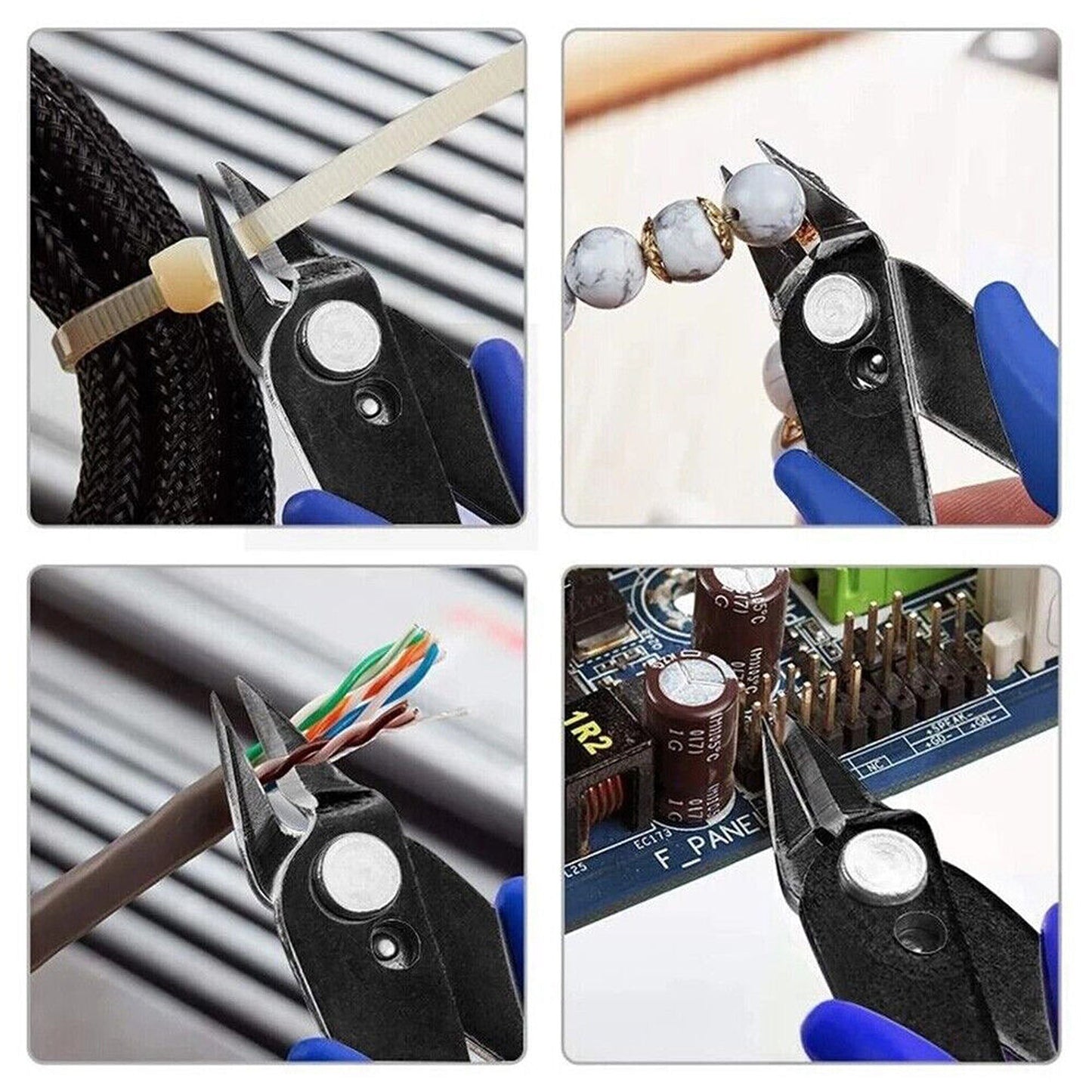 5-Pack Mini Precision Wire Snips and Cable Cutters