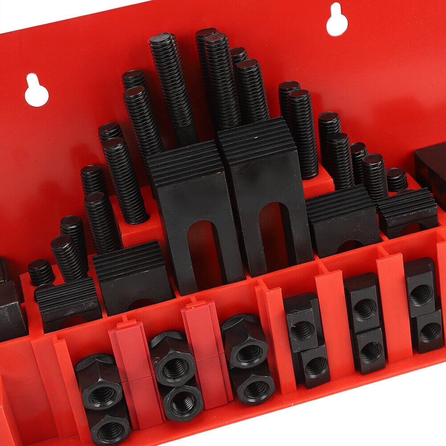 58pcs Lathe Milling Machine Clamping Set M10 T-Slot Clamp Kit