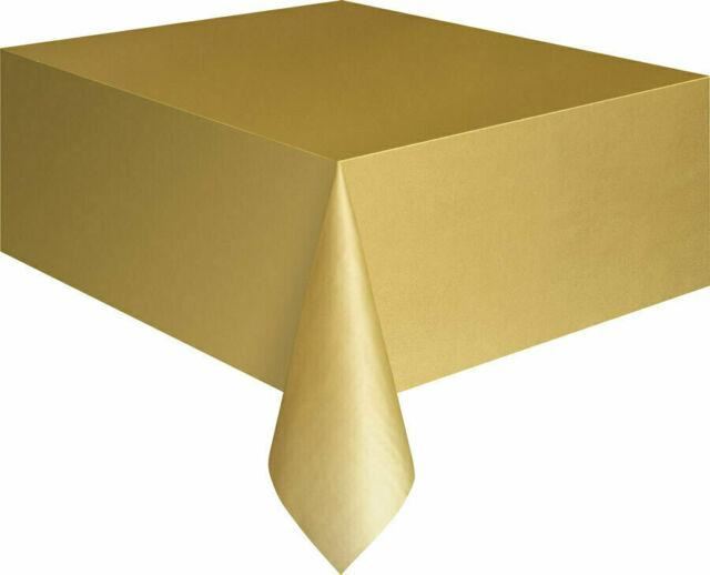 Colorful Plastic Tablecloth for Parties Rectangle Birthday Cover