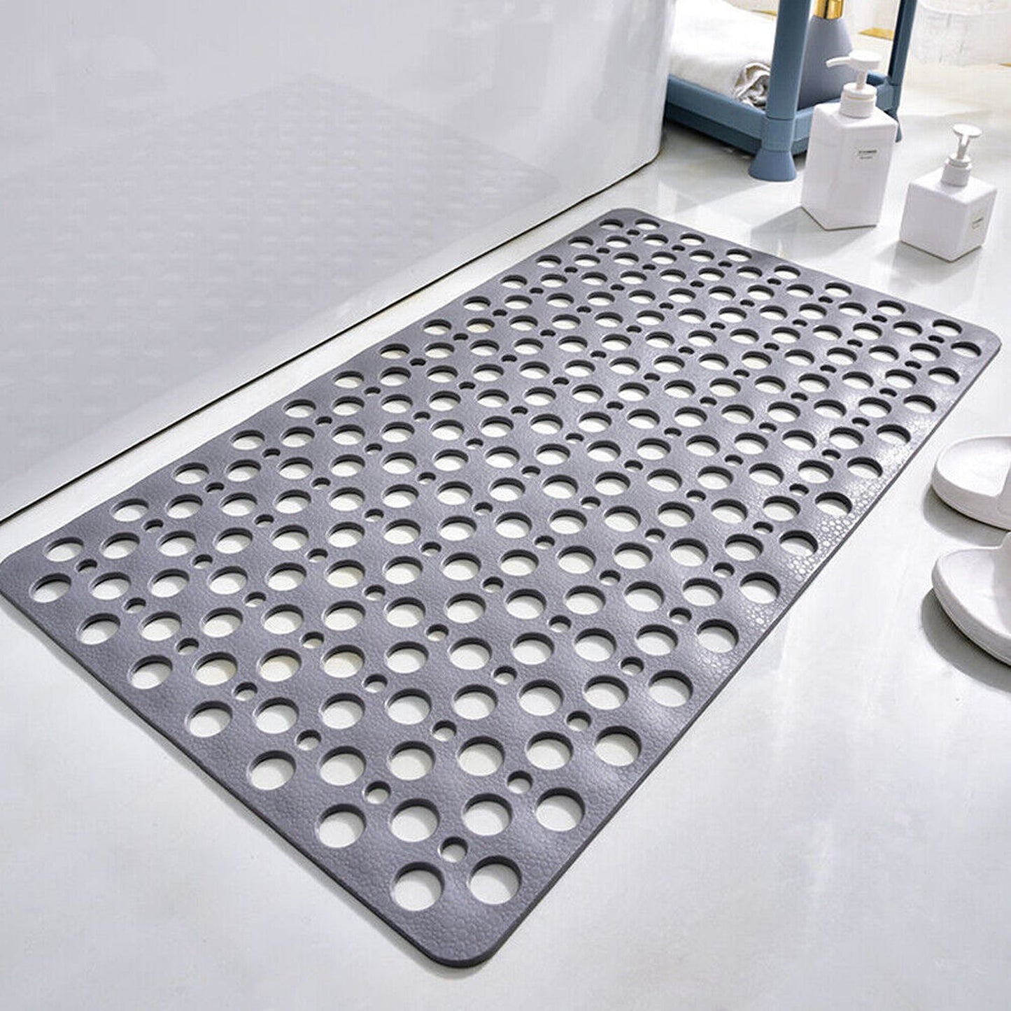 Bathroom Non-Slip Mat with Rubber Suction for Bathtub 75 x 43cm