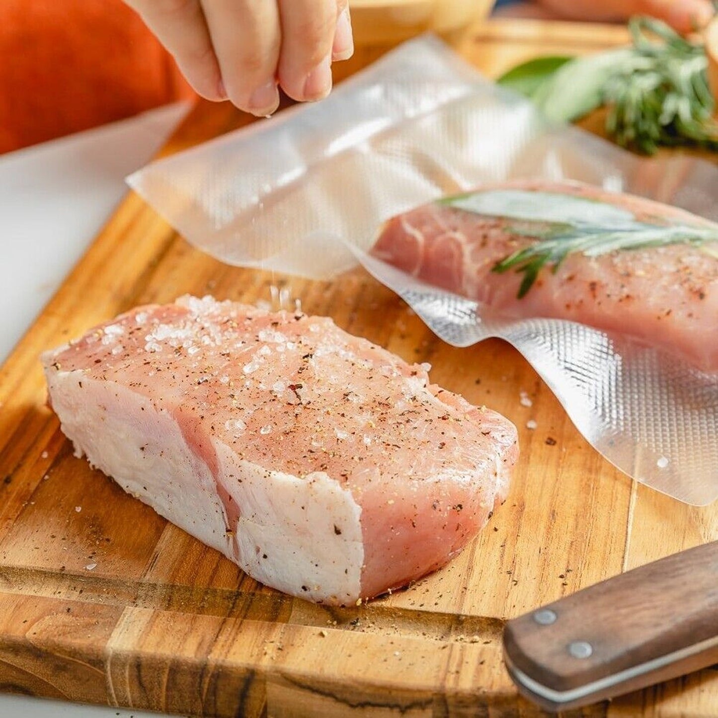 100pcs Vacuum Sealer Bags Heat Seal Pre Cut Food Storage Cryovac Saver