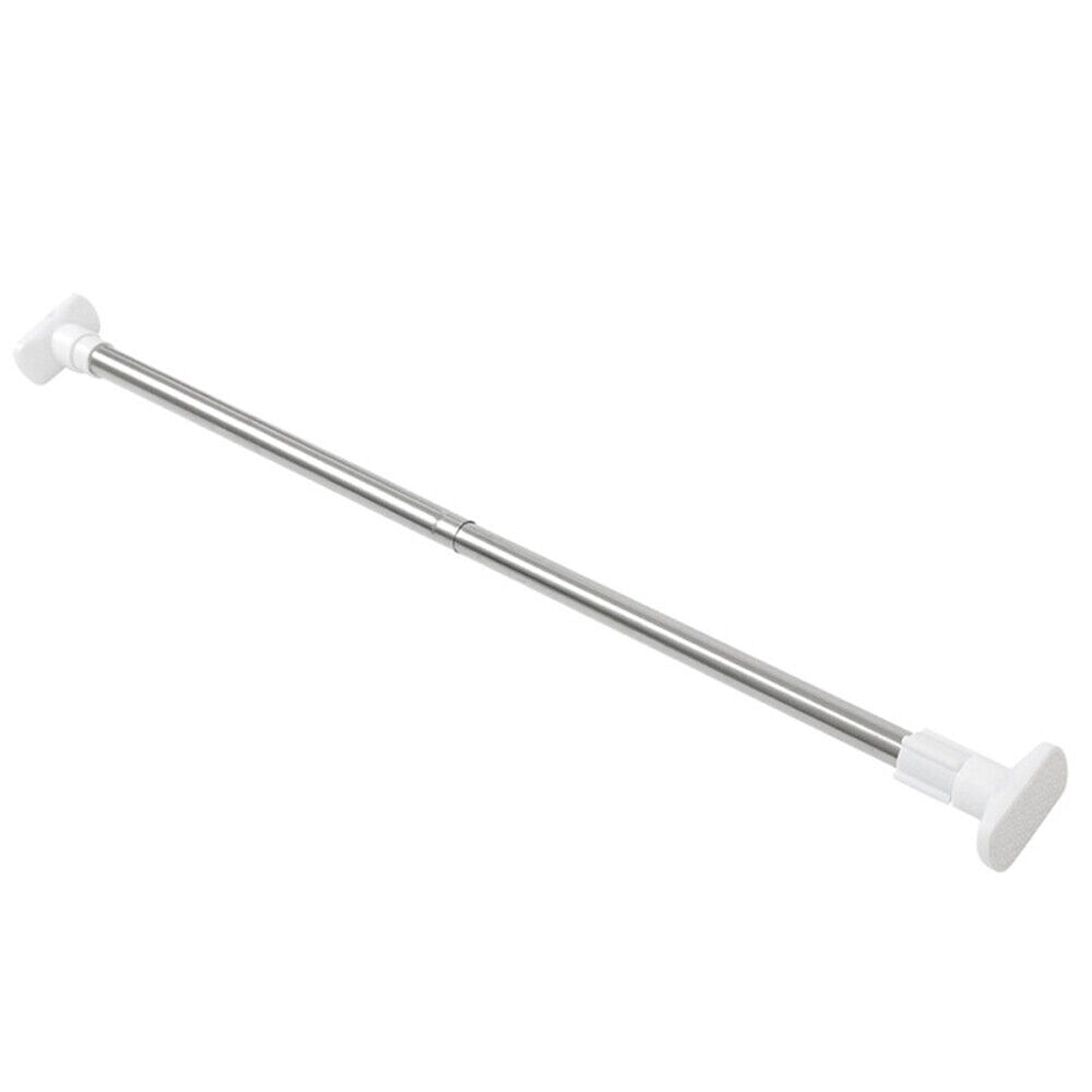Adjustable Tension Curtain Rod Extendable for Showers and Closets