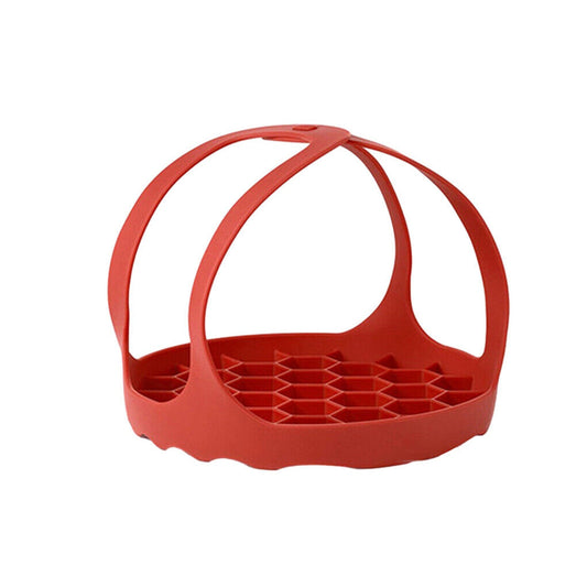 Egg Steamer Holder Rack Silicone Boiling Anti-scalding Tray Handle
