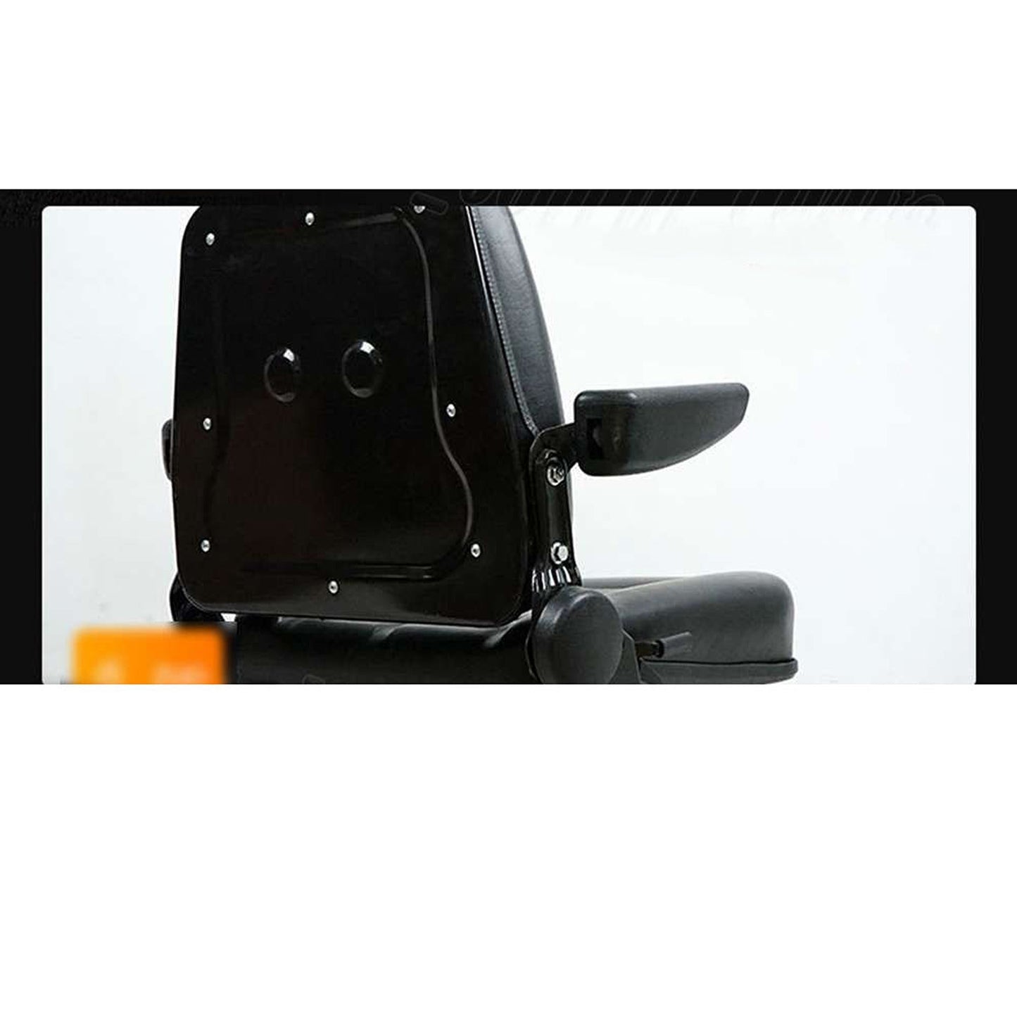 Adjustable Forklift and Tractor Seat with Universal Suspension Backrest