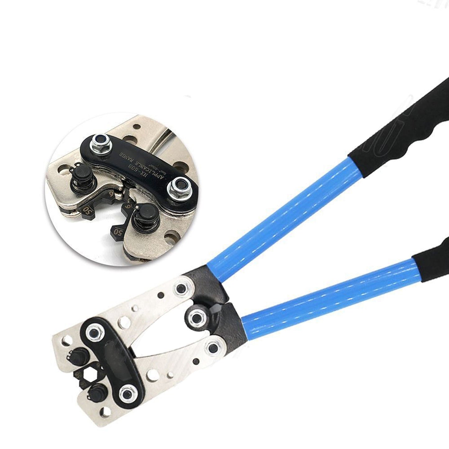 Heavy Duty Battery Terminal Hex Crimping Pliers for Cable Plugs