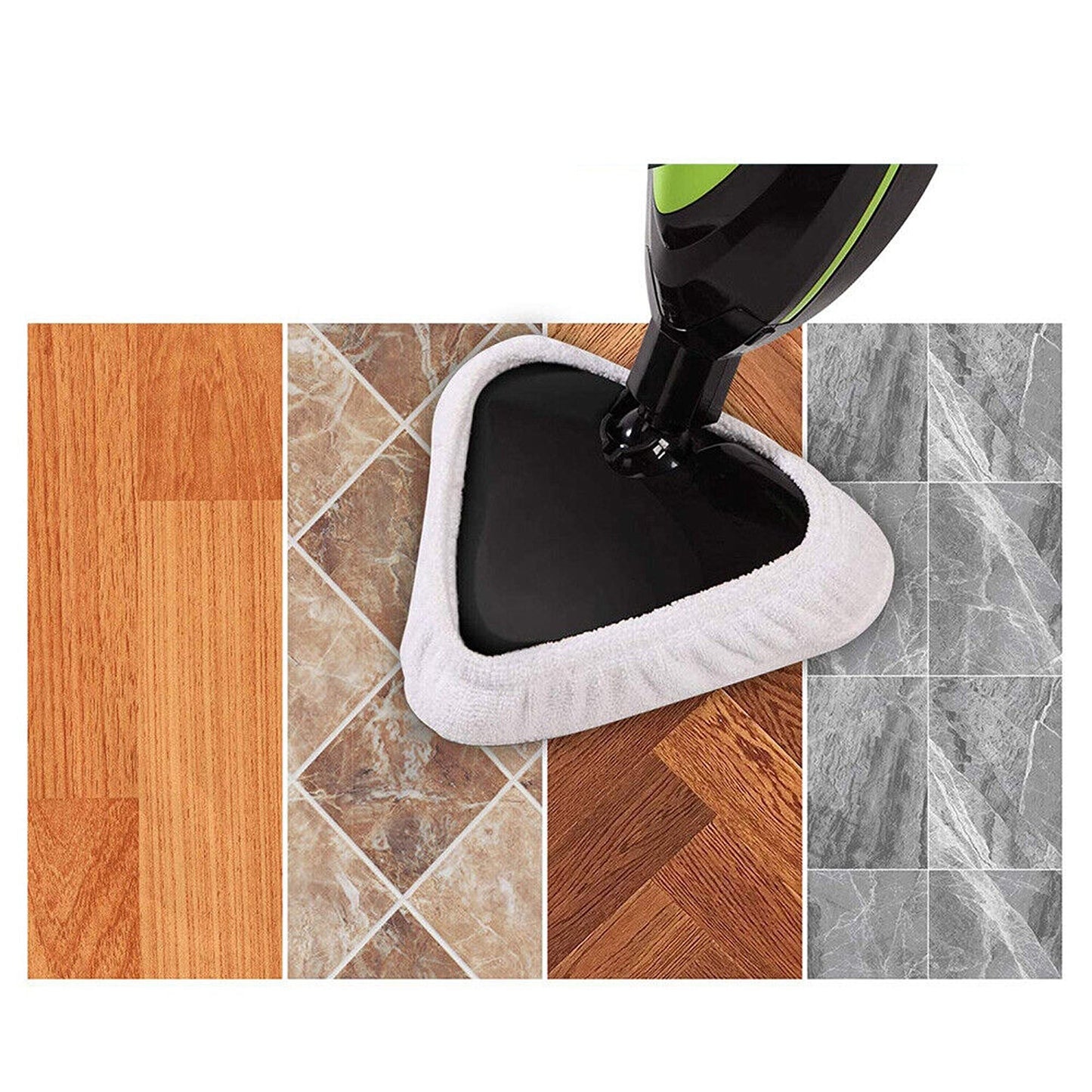 6-Pack Washable Microfiber Cloths for Steam Mop Floor Cleaning