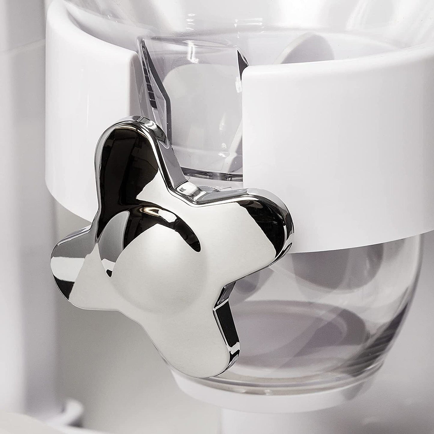 Double Compartment Cereal Dispenser for Dry Grains and Food Storage