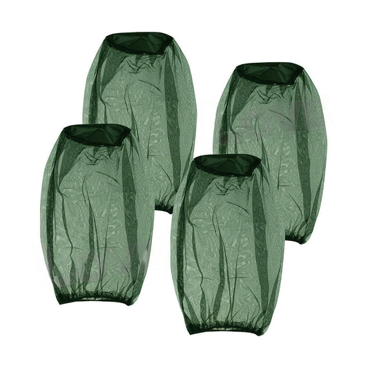 Green Outdoor Fishing Hat with Mosquito Insect Head Net