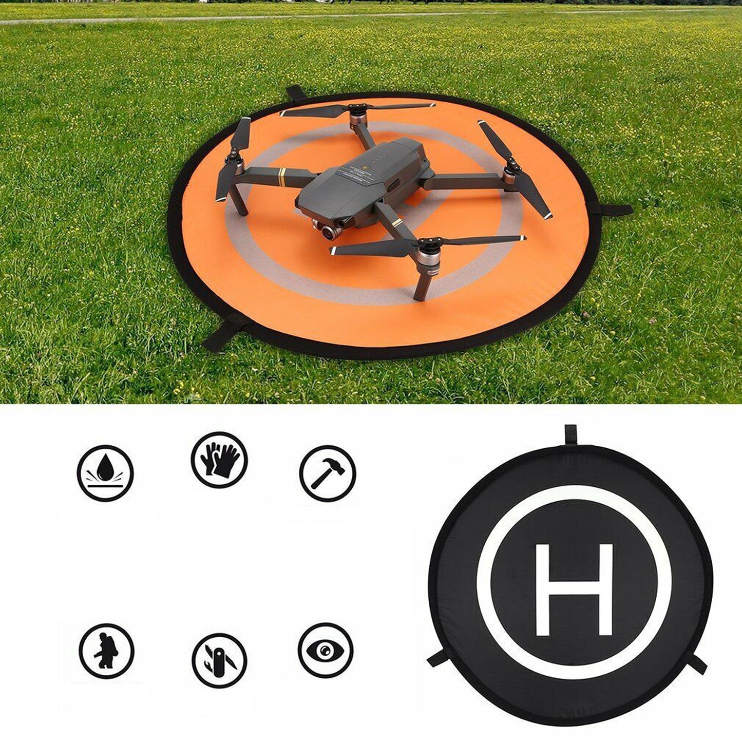 For DJI Mavic Pro 55 And 75 And 110cm HG Fast-Fold Drone Landing Pad