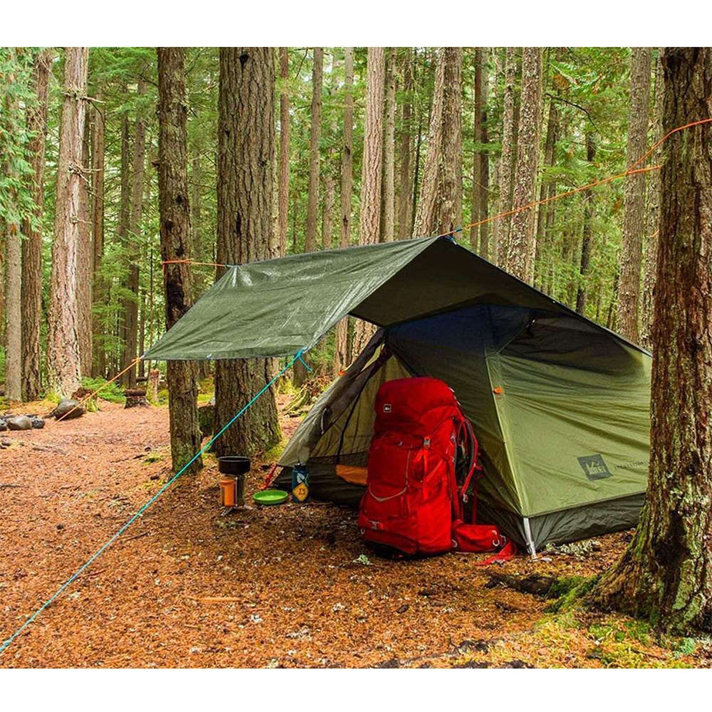 Army Grade Heavy Duty Waterproof Canvas Tarp with Sun and Dust Block