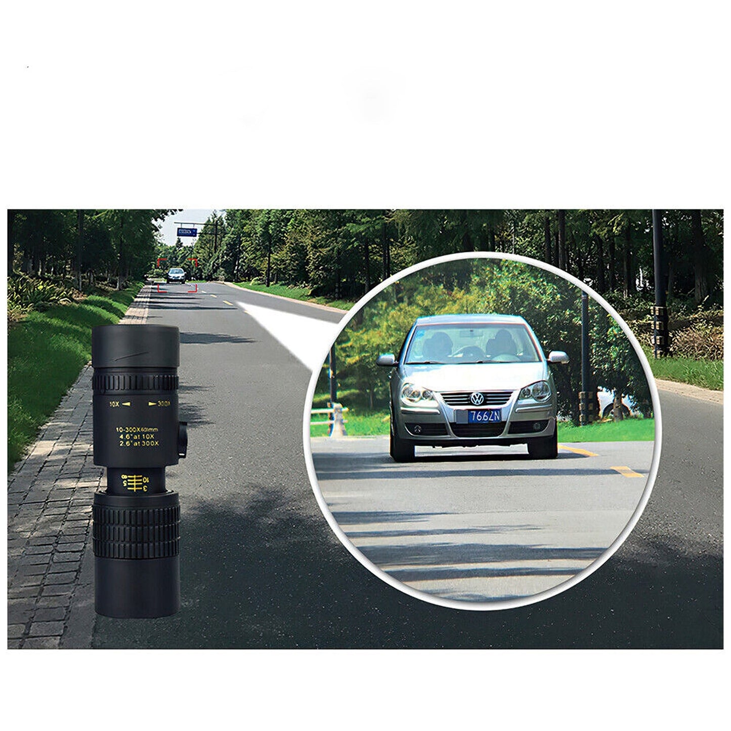 Waterproof 4K Zoom Monocular Telescope Super Telephoto Night Vision