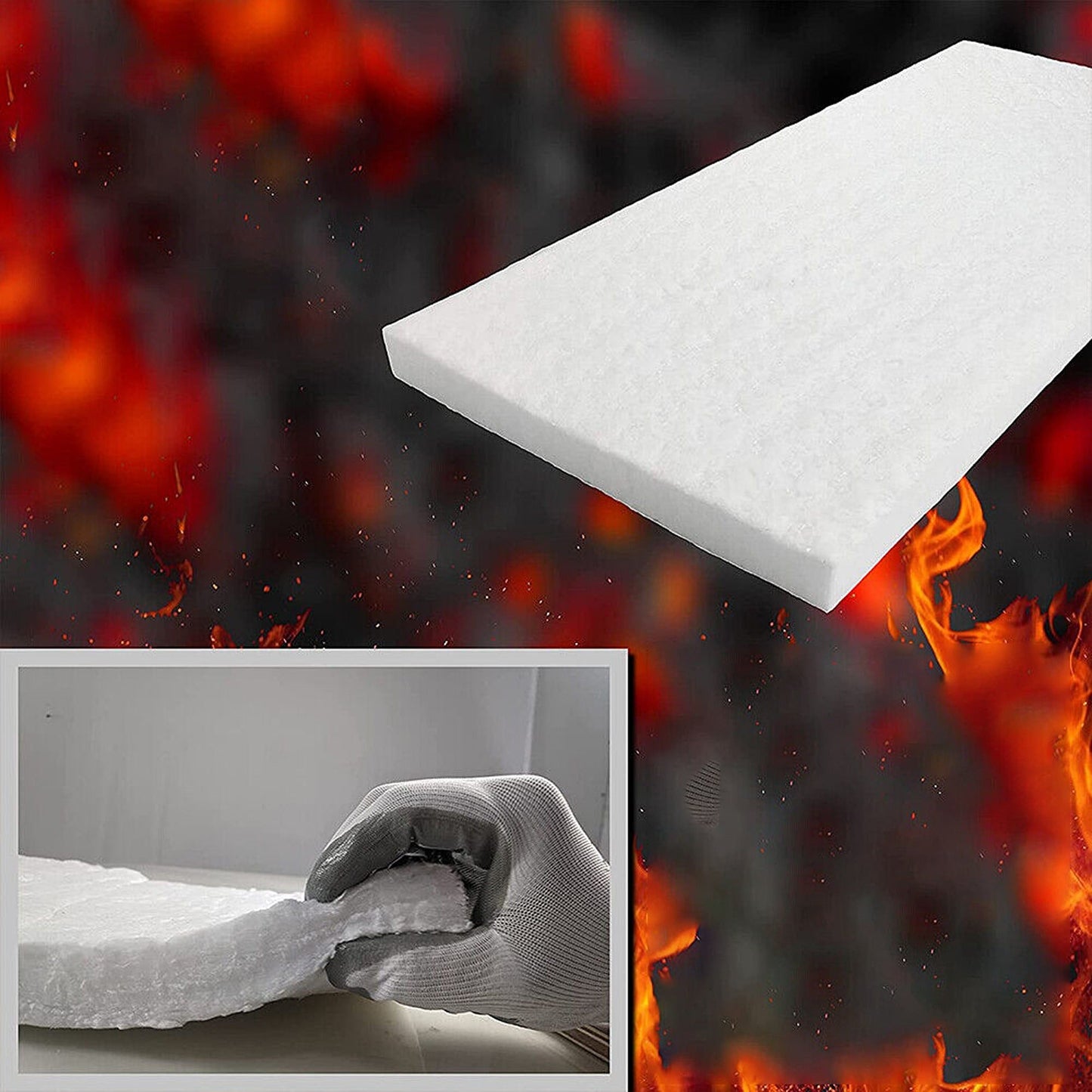 Thermal Insulation High-Temperature Fireproof Ceramic Fiber Mat