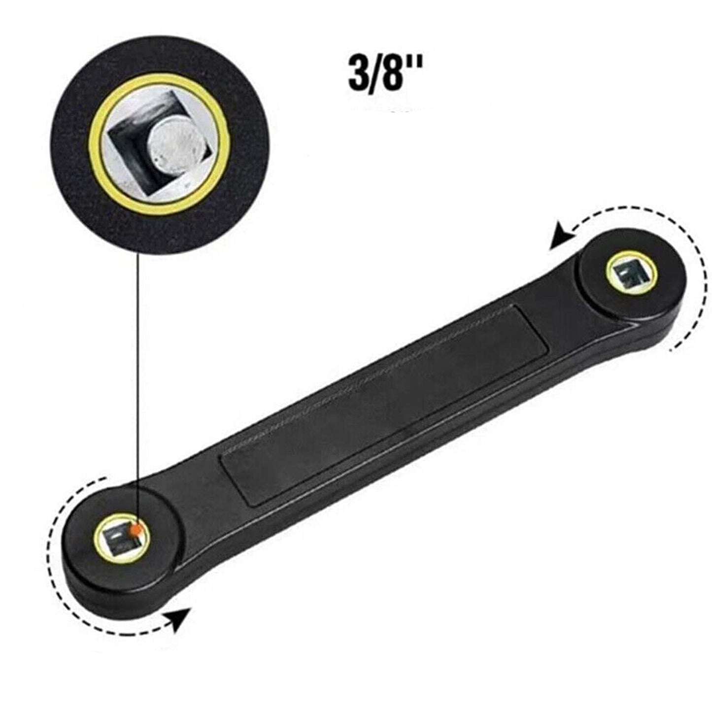 Universal Impact Driver Extension Socket with Ratchet Wrench Adapter