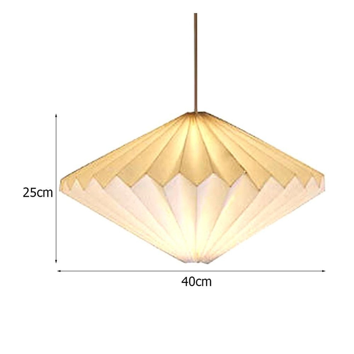 Origami Inspired Creative Pendant Ceiling Lampshade for Home Lighting