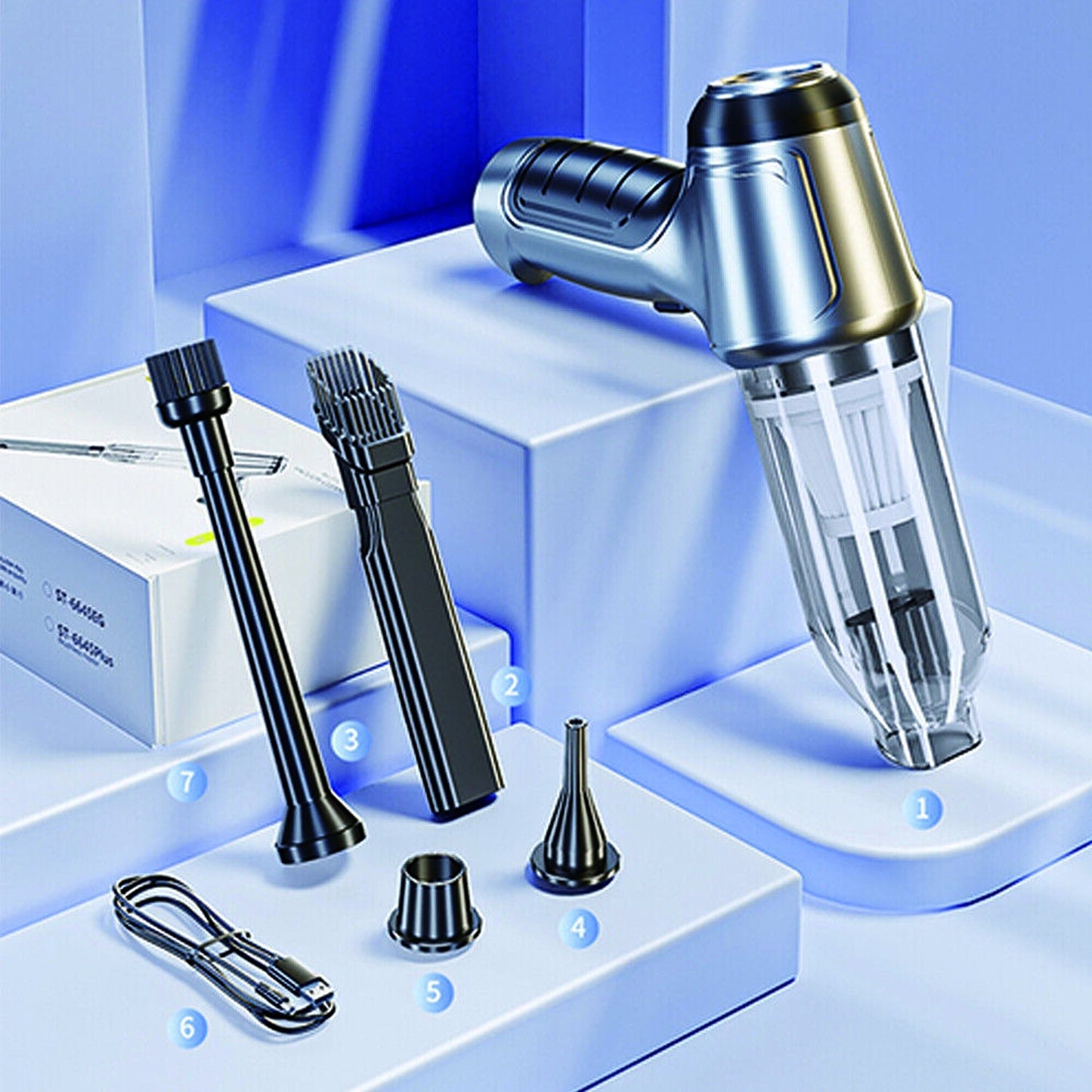 Mini Cordless Handheld Vacuum Cleaner for Home and Car