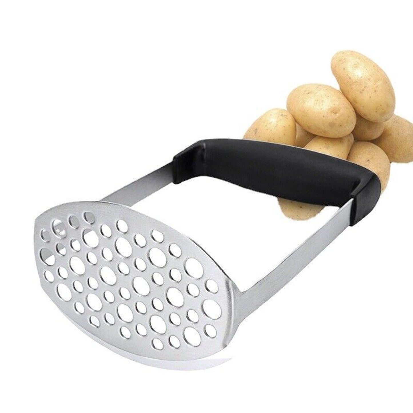 Heat Resistant Stainless Steel Potato Masher and Vegetable Press