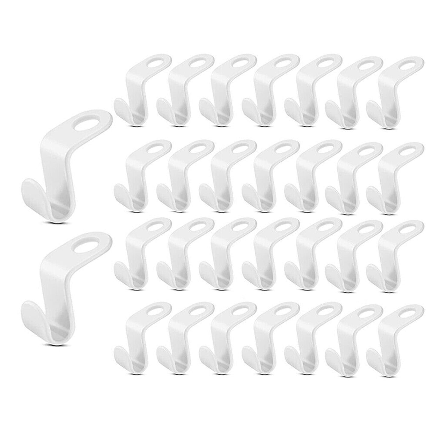 Space-Saving Clothes Organizer Cascading Hanger Connector Hooks