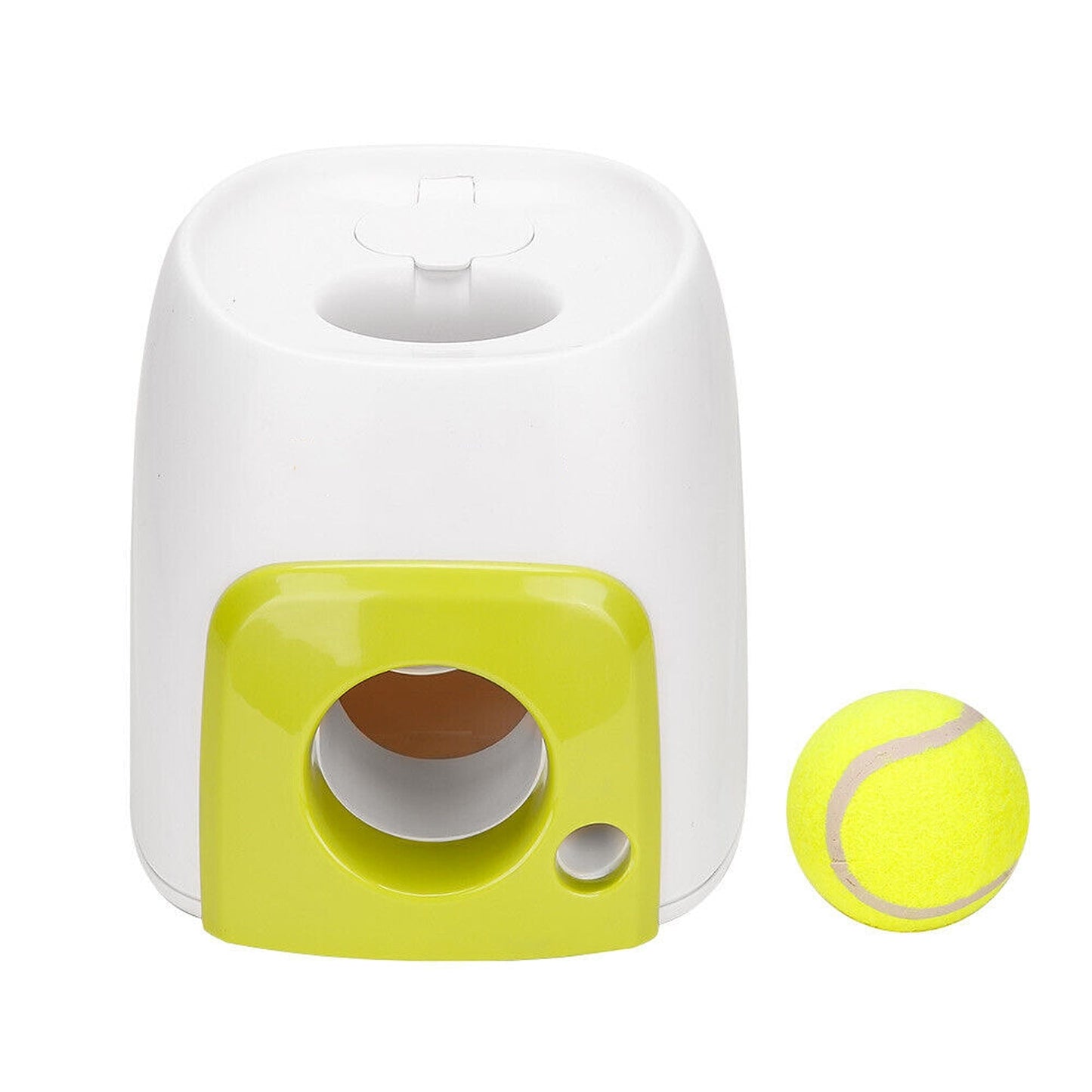 Interactive Tennis Ball Machine for Dogs Automatic Pet Training with Snack Dispenser