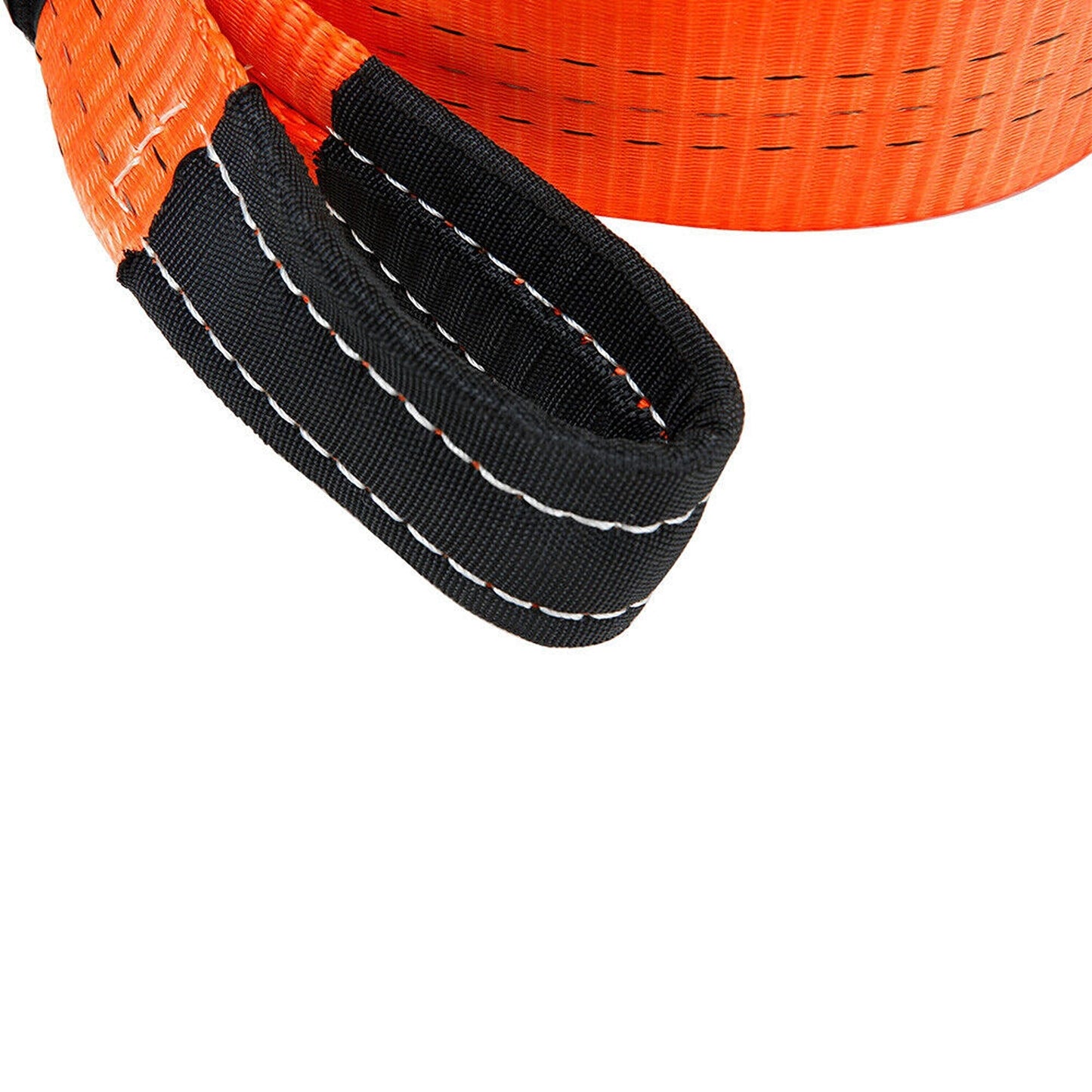 4WD Snatch Strap with 12T Recovery Tow Winch and Soft Shackle